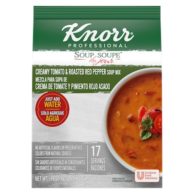 Knorr® Professional Soup du Jour Mix Creamy Tomato & Roasted Red Pepper 4 x 17.1 oz - 